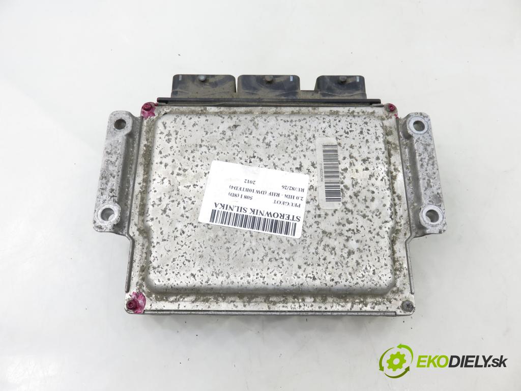 PEUGEOT 508 I (8D_) SEDAN 2012 103,00 2.0 HDi - RHF (DW10BTED4) 1997,00 řídící jednotka motora 9801538280 ; 9666375980