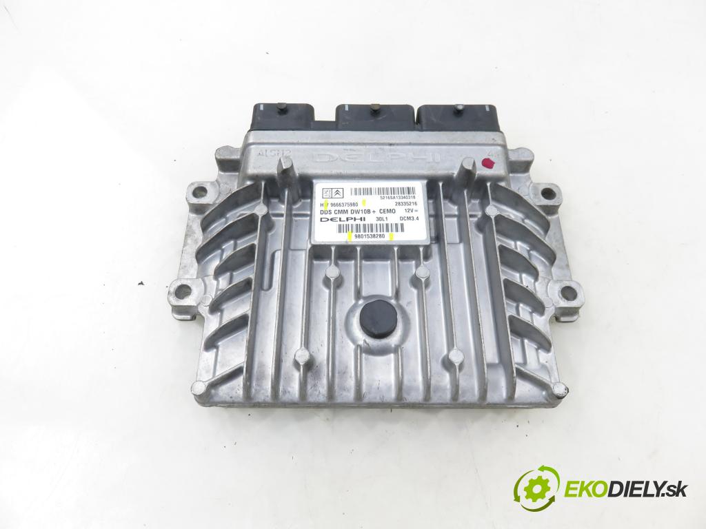 PEUGEOT 508 I (8D_) SEDAN 2012 103,00 2.0 HDi - RHF (DW10BTED4) 1997,00 Riadiaca jednotka Motor 9801538280 ; 9666375980