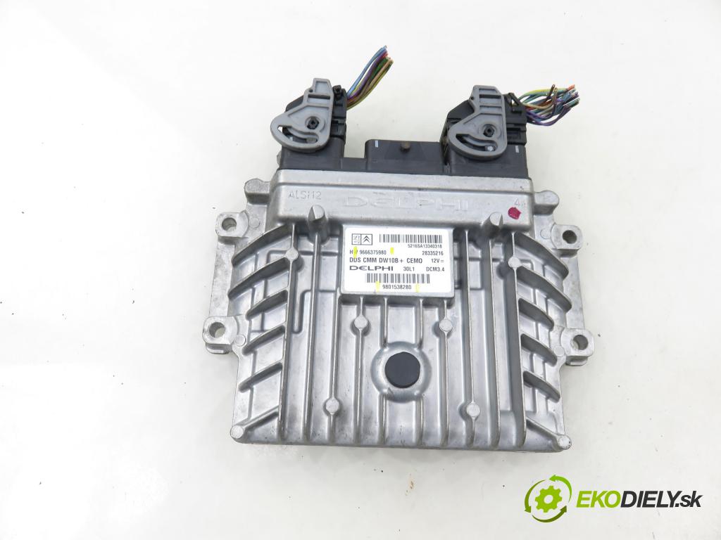 PEUGEOT 508 I (8D_) SEDAN 2012 103,00 2.0 HDi - RHF (DW10BTED4) 1997,00 Riadiaca jednotka Motor 9801538280 ; 9666375980