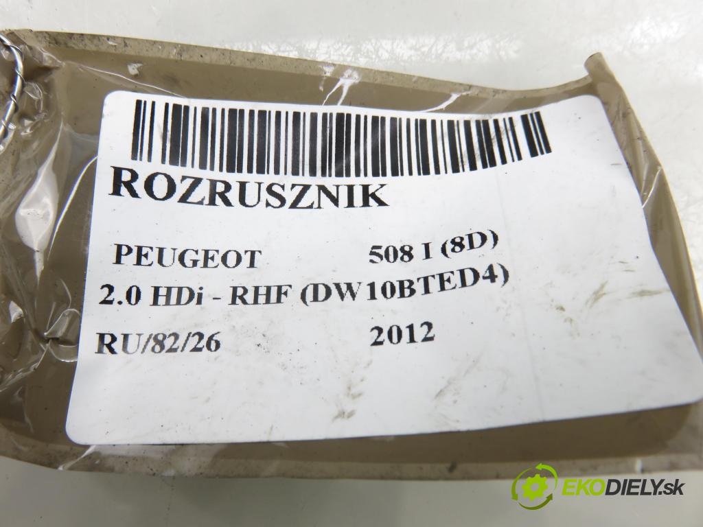 PEUGEOT 508 I (8D_) SEDAN 2012 103,00 2.0 HDi - RHF (DW10BTED4) 1997,00 startér 9646972280 (Startér)