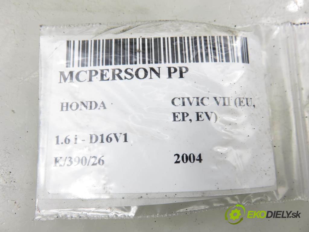 HONDA CIVIC VII Hatchback (EU, EP, EV) HB 2004 81,00 1.6 i - D16V1 1590,00 MCPERSON PP