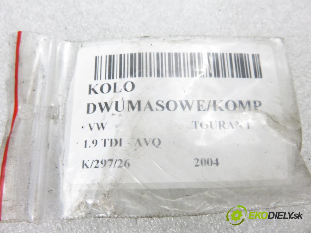 VW TOURAN (1T1, 1T2) MINIVAN 2004 74,00 1.9 TDI PD 100 - AVQ 1896,00 řemenice DUAL MASS / COMP 3082001409 ; 1864001694 ; 2289000299