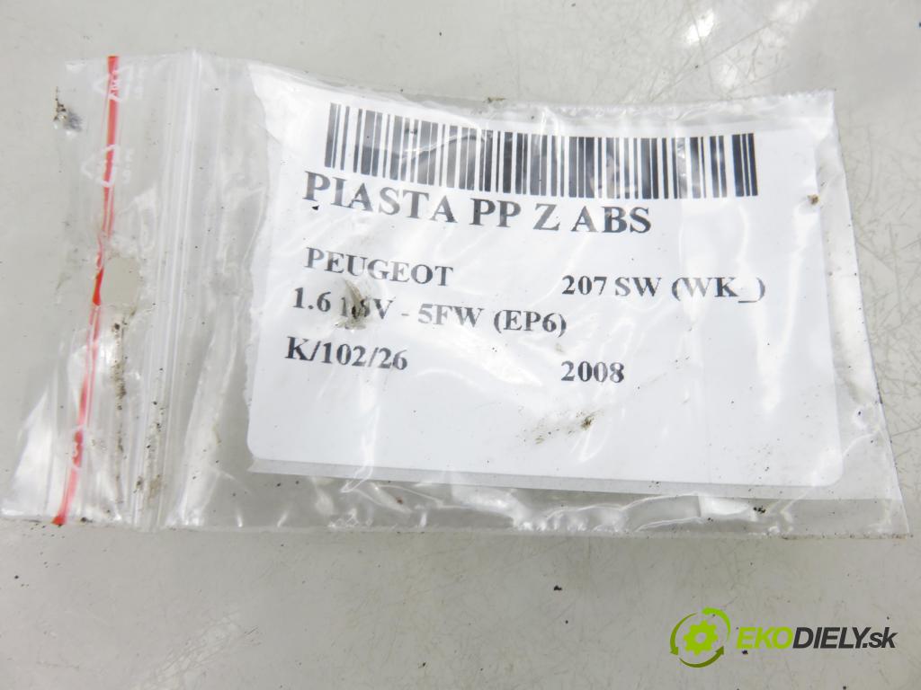 PEUGEOT 207 SW (WK_) KOMBI 2008 88,00 1.6 16V - 5FW (EP6) 1598,00 náboj PP ABS