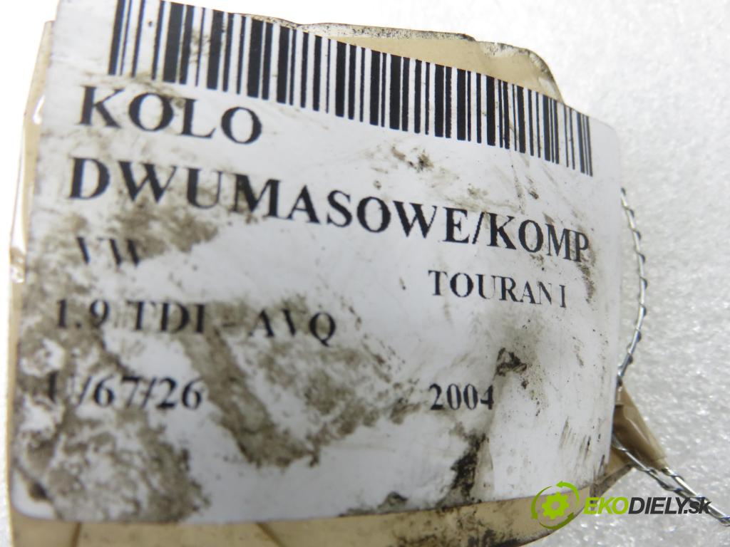 VW TOURAN (1T1, 1T2) MINIVAN 2004 74,00 1.9 TDI PD 100 - AVQ 1896,00 řemenice DUAL MASS / COMP 2289000280