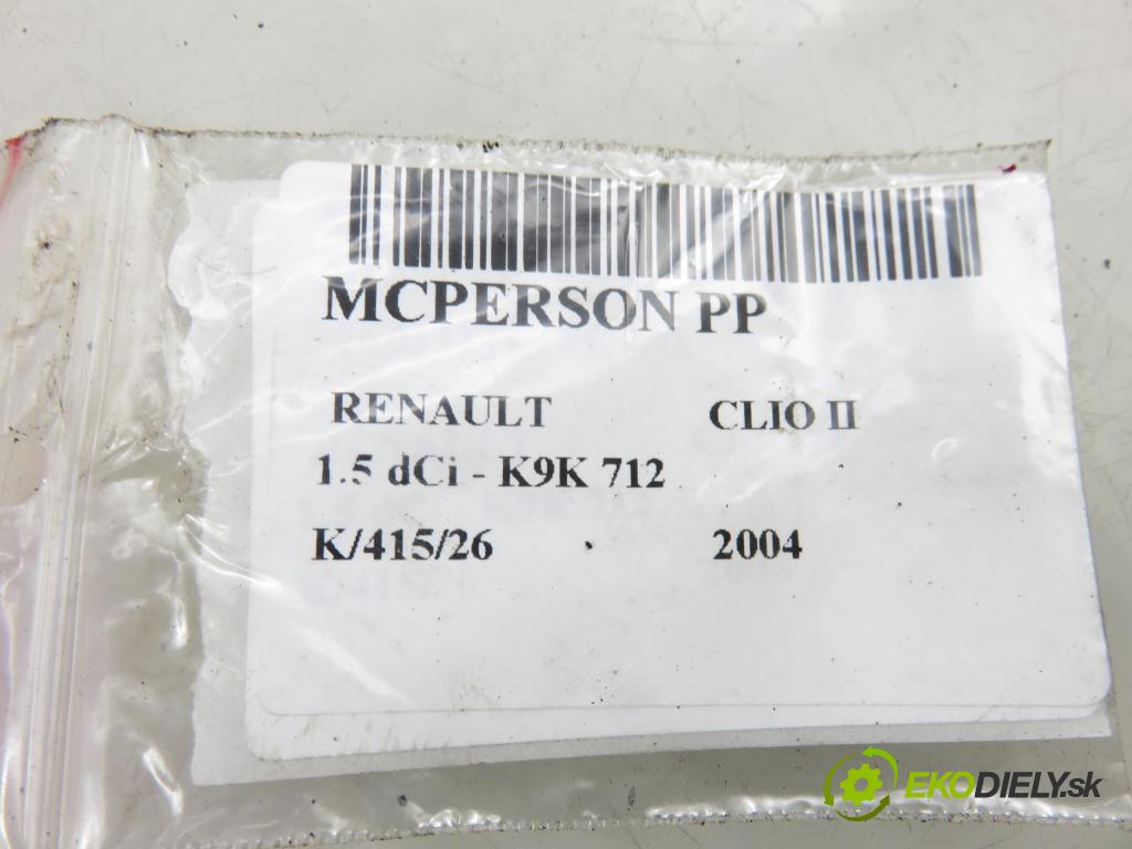 RENAULT CLIO II (BB_, CB_) HB 2004 74,00 1.5 dCi - K9K 712 1461,00 MCPERSON PP 633708