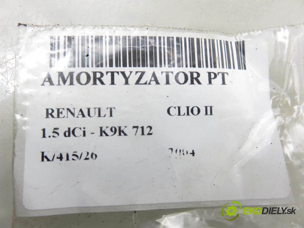 RENAULT CLIO II (BB_, CB_) HB 2004 74,00 1.5 dCi - K9K 712 1461,00 Tlmič pravé zadné 343289