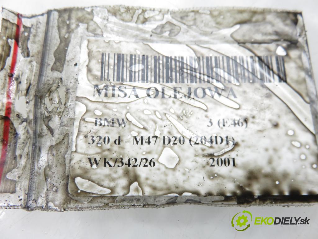 BMW 3 (E46) SEDAN 2001 100,00 320 d 136 - M47 D20 (204D1) 1951,00 vana olejová 2246676 (Olejová vana)