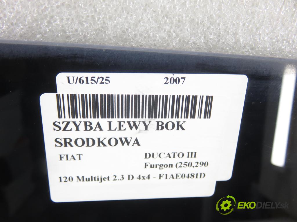 FIAT DUCATO Furgon (250_, 290_) FURGON 2007 88,00 120 Multijet 2.3 D - F1AE0481D 2287,00 okno levý boční MEDIÁN