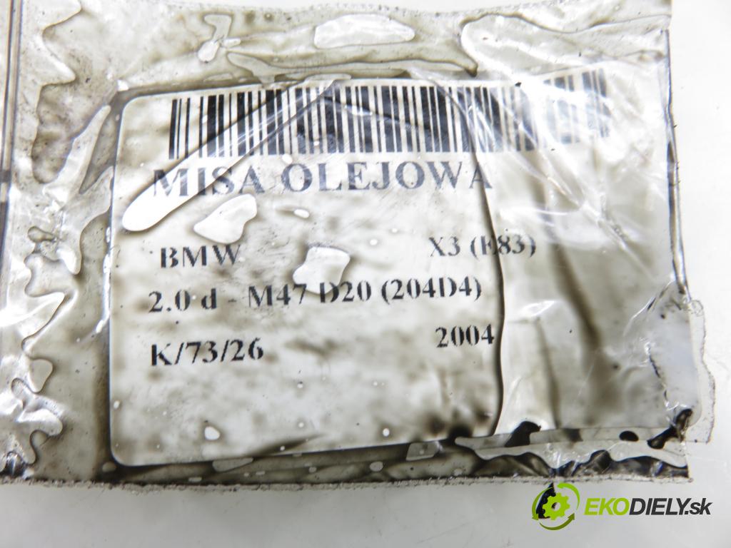 BMW X3 (E83) SUV 2004 110,00 2.0 d 150 - M47 D20 (204D4) 1995,00 vana olejová 7791665 (Olejová vana)
