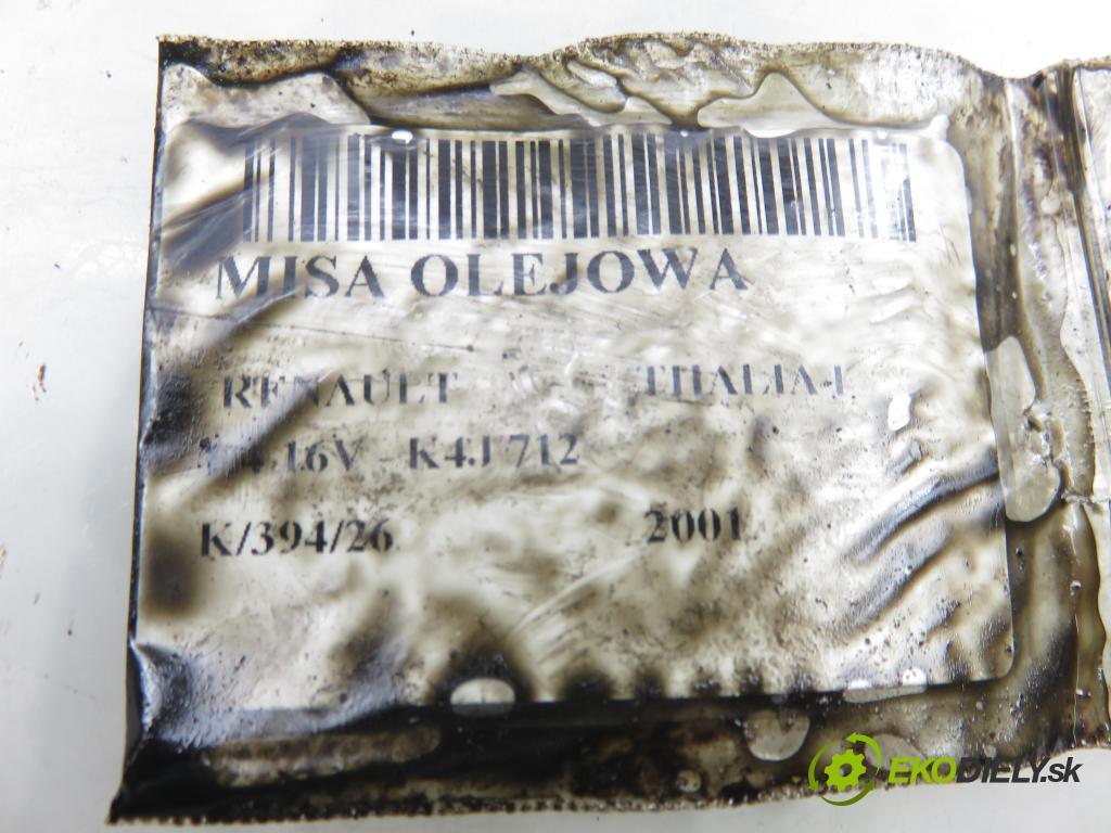 RENAULT THALIA I (LB0/1/2_) SEDAN 2001 0,00 1.4 16V - K4J 712 1390,00 Vaňa olejová 7700108299 (Olejová vaňa)