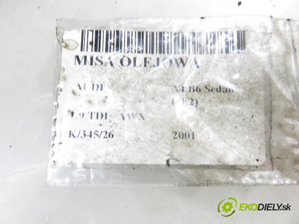 AUDI A4 (8E2, B6) SEDAN 2001 96,00 1.9 TDI PD 130 - AWX 1896,00 vana olejová 06B103603N (Olejová vana)