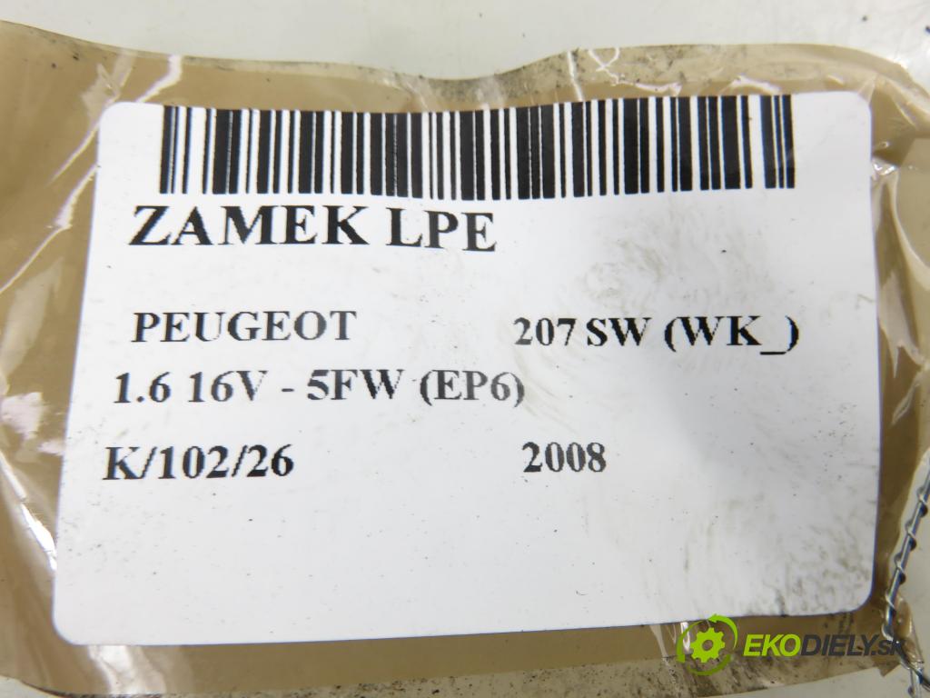 PEUGEOT 207 SW (WK_) KOMBI 2008 88,00 1.6 16V - 5FW (EP6) 1598,00 zámok 24090816