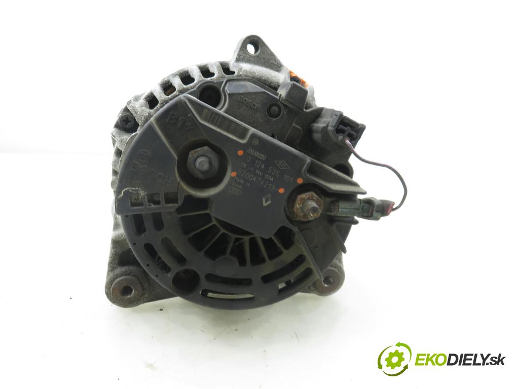 RENAULT SCENIC II (JM0/1_) MINIVAN 2006 96,00 1.9 dCi (JM15) - F9Q 804 1870,00 Alternátor 0124525101 ; 8200474219 (Alternátor)