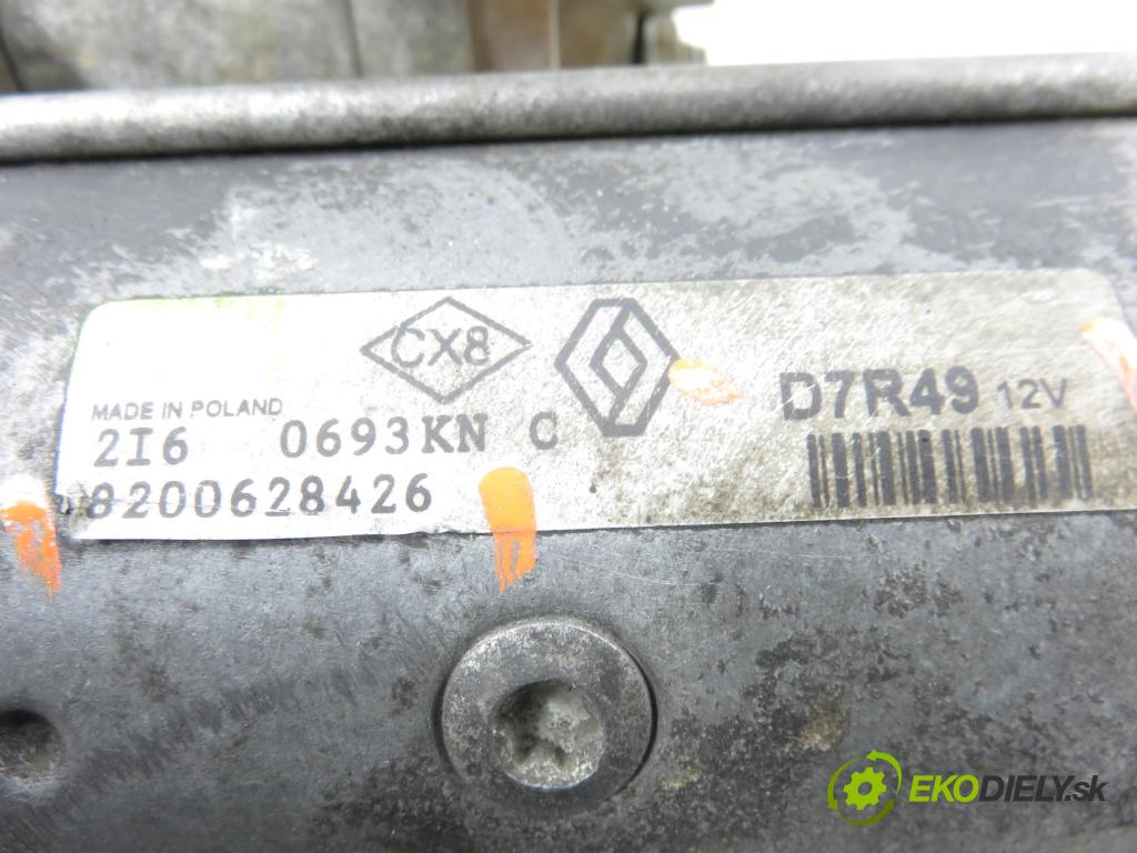 RENAULT SCENIC II (JM0/1_) MINIVAN 2006 96,00 1.9 dCi (JM15) - F9Q 804 1870,00 startér 8200628426 ; D7R49 (Startér)