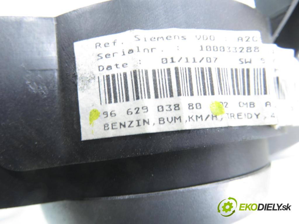 PEUGEOT 207 SW (WK_) KOMBI 2008 88,00 1.6 16V - 5FW (EP6) 1598,00 Prístrojovka elektrický 9662903880