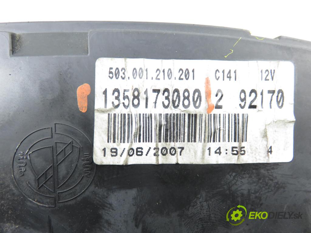 FIAT DUCATO Furgon (250_, 290_) FURGON 2007 88,00 120 Multijet 2.3 D - F1AE0481D 2287,00 Prístrojovka elektrický 1358173080