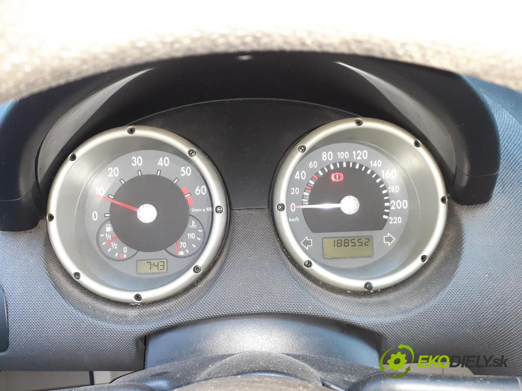 VW POLO (6N2) HB 2000 37,00 1.0 MPI 50 - AUC 999,00 Prístrojovka elektrický 0263627004 ; 6N0920804E