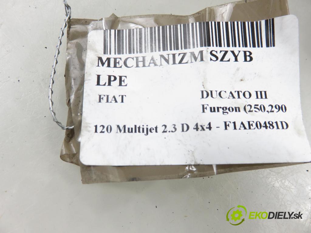 FIAT DUCATO Furgon (250_, 290_) FURGON 2007 88,00 120 Multijet 2.3 D - F1AE0481D 2287,00 Mechanizmus okien 1340453080