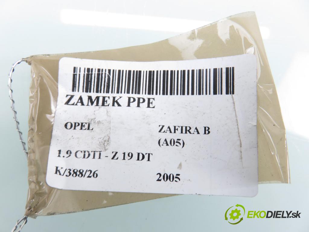 OPEL ZAFIRA B (A05) MINIVAN 2005 88,00 1.9 CDTI 8V 120 - Z 19 DT 1910,00 zámok 13210749QG