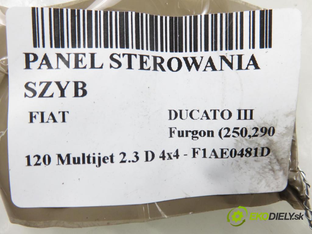 FIAT DUCATO Furgon (250_, 290_) FURGON 2007 88,00 120 Multijet 2.3 D - F1AE0481D 2287,00 Panel ovládania okien
