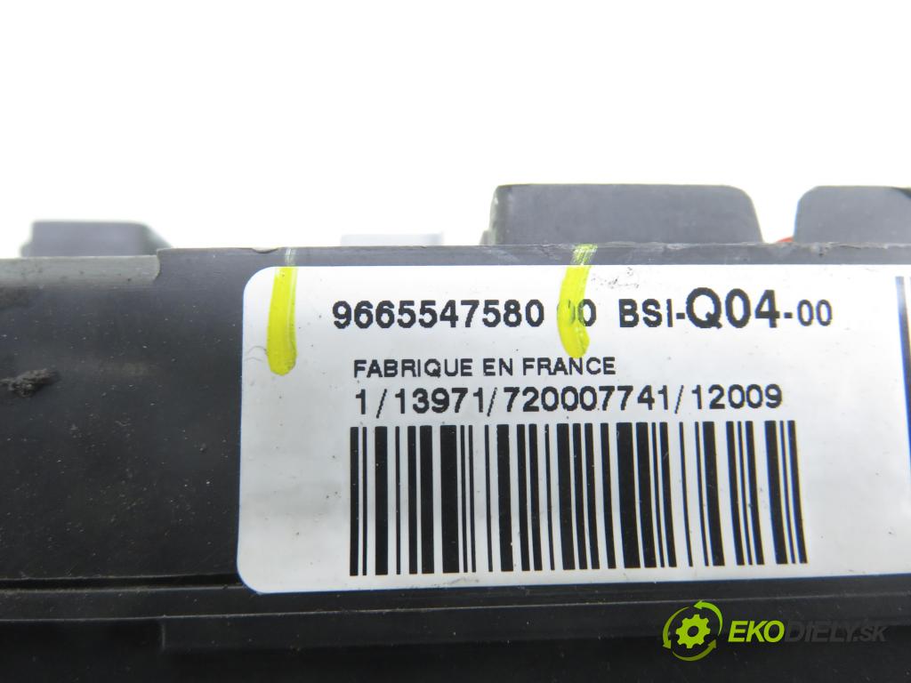 PEUGEOT 508 I (8D_) SEDAN 2012 103,00 2.0 HDi - RHF (DW10BTED4) 1997,00 MODUL BSI S180121004G ; 9665547580