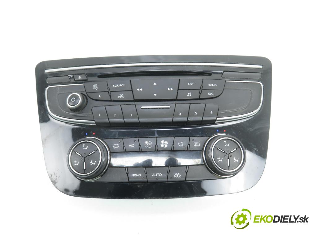 PEUGEOT 508 I (8D_) SEDAN 2012 103,00 2.0 HDi - RHF (DW10BTED4) 1997,00 Panel topení KLIMATRONIK 96656643XZ