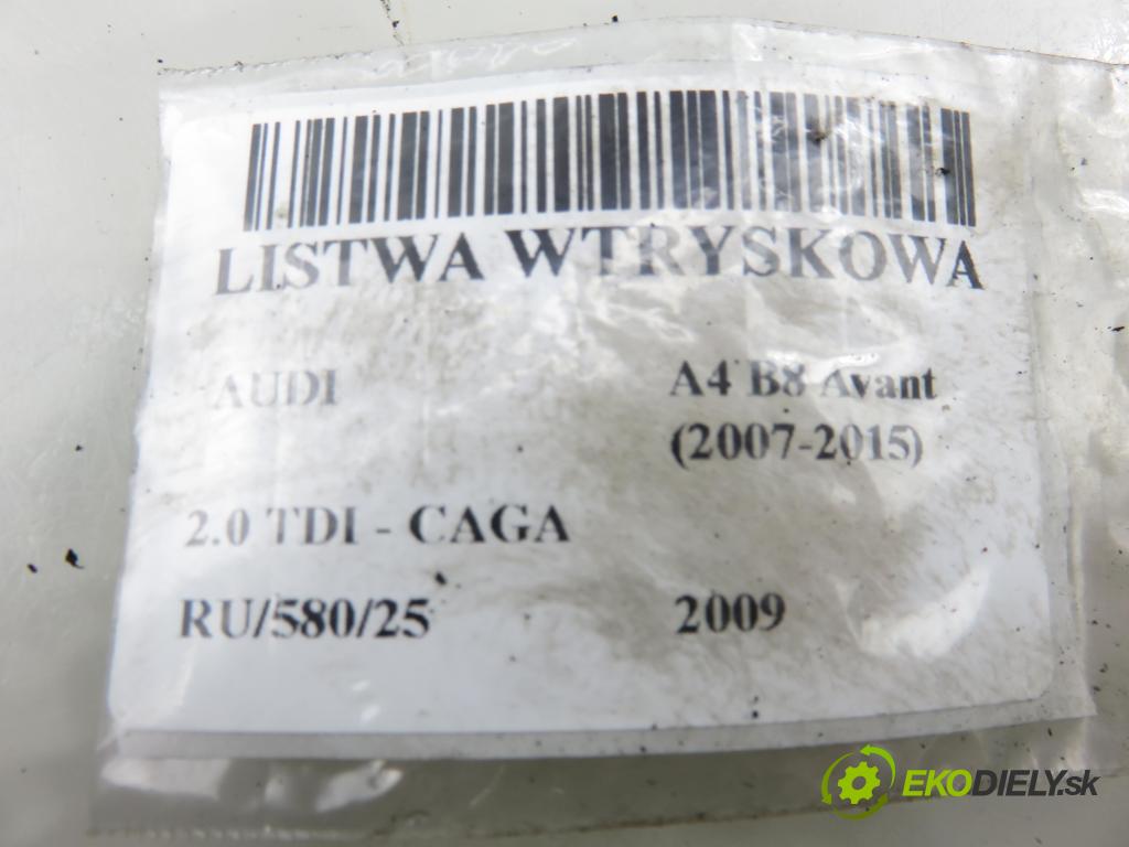 AUDI A4 Avant (8K5, B8) KOMBI 2009 105,00 2.0 TDI - CAGA 1968,00 Lišta vstrekovacia 0281006002 ; 03L906051 ; 03L089G (Vstrekovacia lišta)