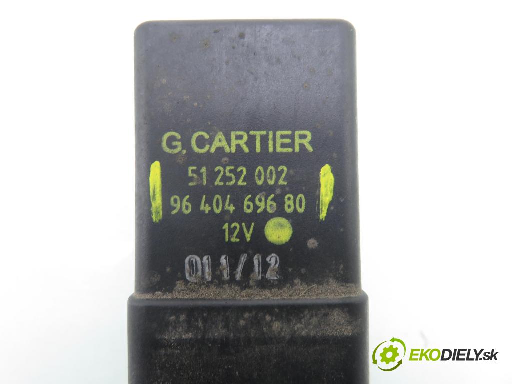 PEUGEOT 508 I (8D_) SEDAN 2012 103,00 2.0 HDi - RHF (DW10BTED4) 1997,00 RELÉ: JÚN: 9640469680 ; 51252002