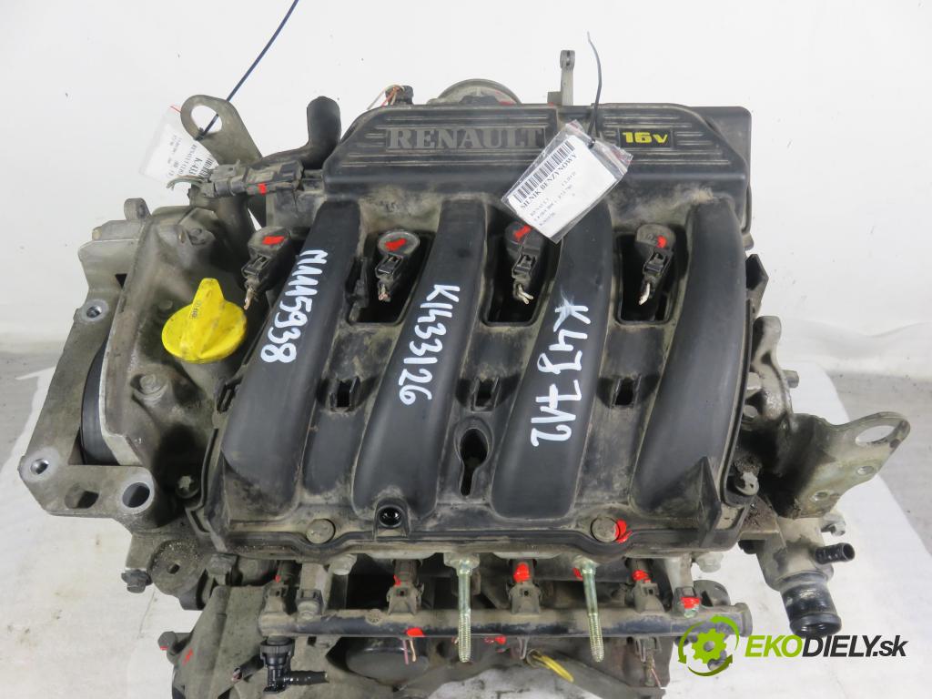 RENAULT CLIO II (BB_, CB_) HB 2000 70,00 1.4 16V 95 - K4J 712 1390,00 motor BENZÍN K4J712