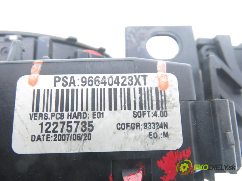 CITROEN C3 I (FC_) HB 2007 50,00 1.4 HDi - 8HZ (DV4TD) 1398,00 páčka/prepínač 96640423XT