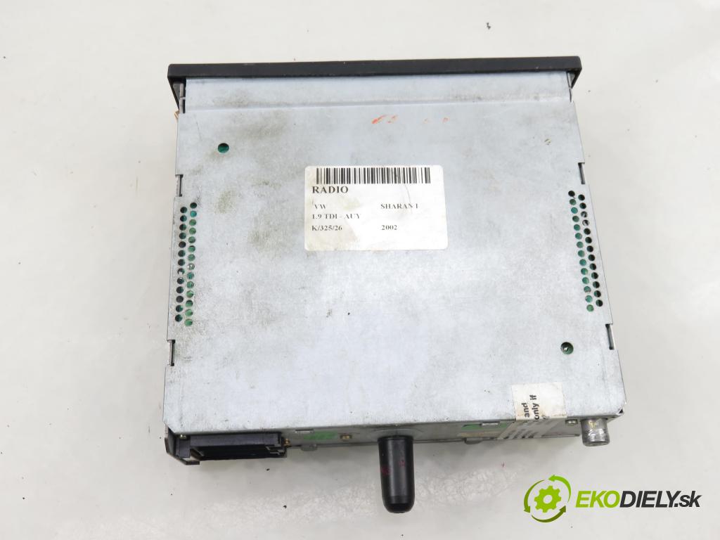 VW SHARAN (7M8, 7M9, 7M6) HB 2002 85,00 1.9 TDI PD 115 - AUY 1896,00 RADIO Modul 1J0035152E
