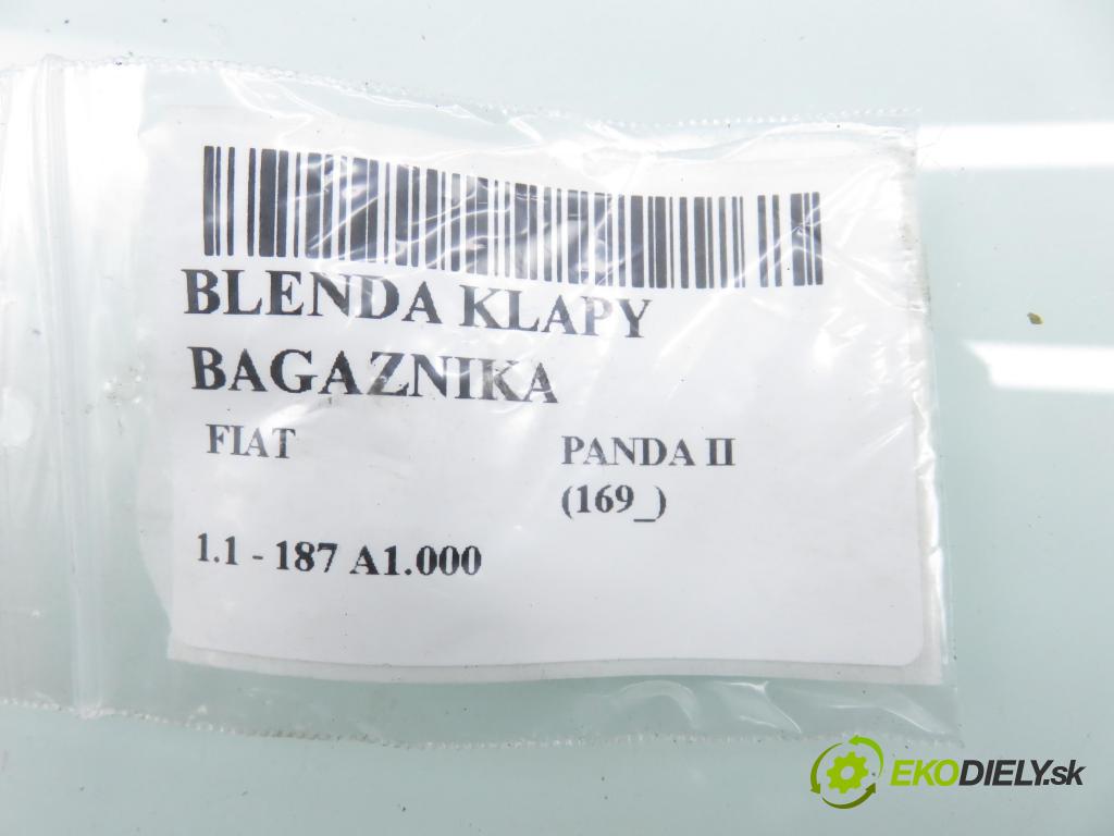 FIAT PANDA (169_) HB 2003 40,00 1.1 54 - 187 A1.000 1108,00 Zadné čelo dverí kufor