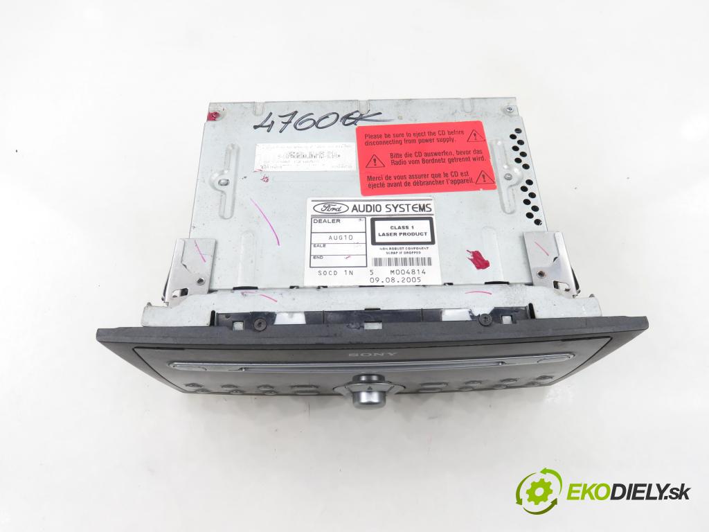 FORD MONDEO III (B5Y) LIFTBACK 2004 114,00 2.2 TDCi - QJBA 2198,00 RADIO 5S7T18C815BE