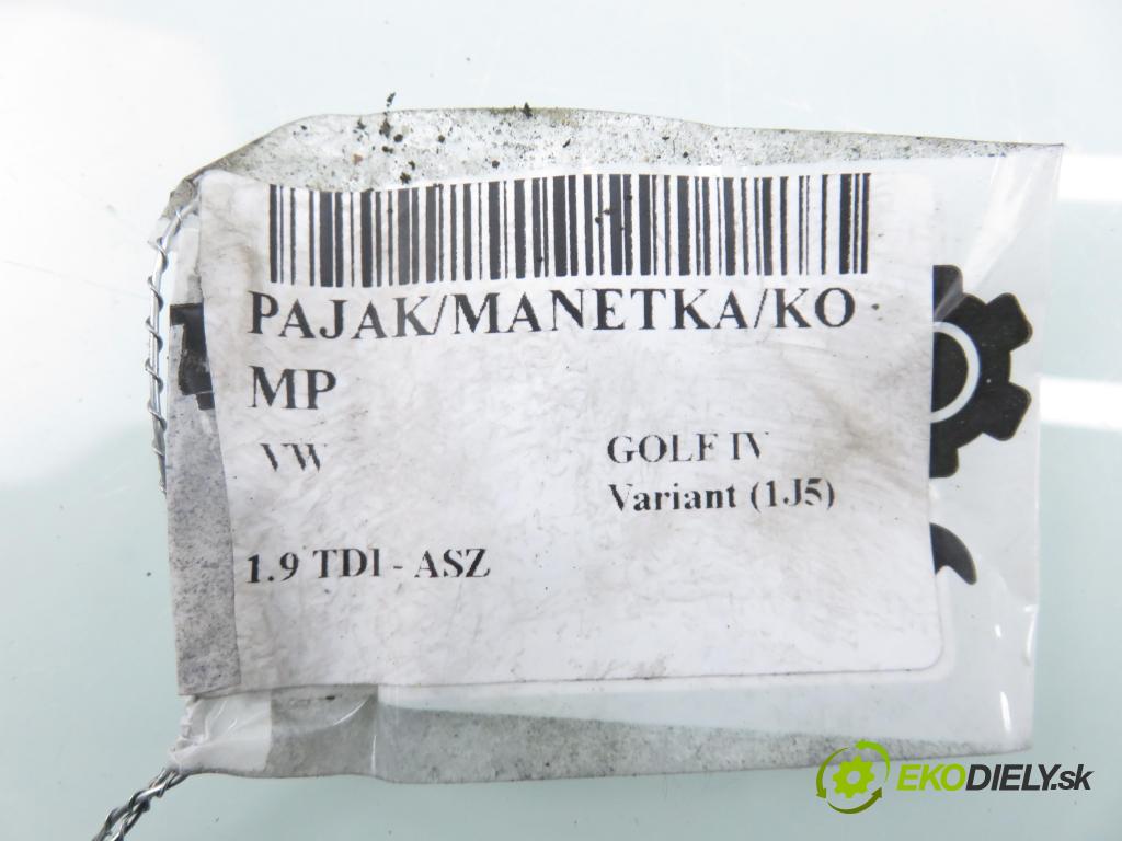 VW GOLF IV Variant (1J5) KOMBI 2002 96,00 1.9 TDI - ASZ 1896,00 páčka/prepínač 1J0953513 ; 4B0953503H