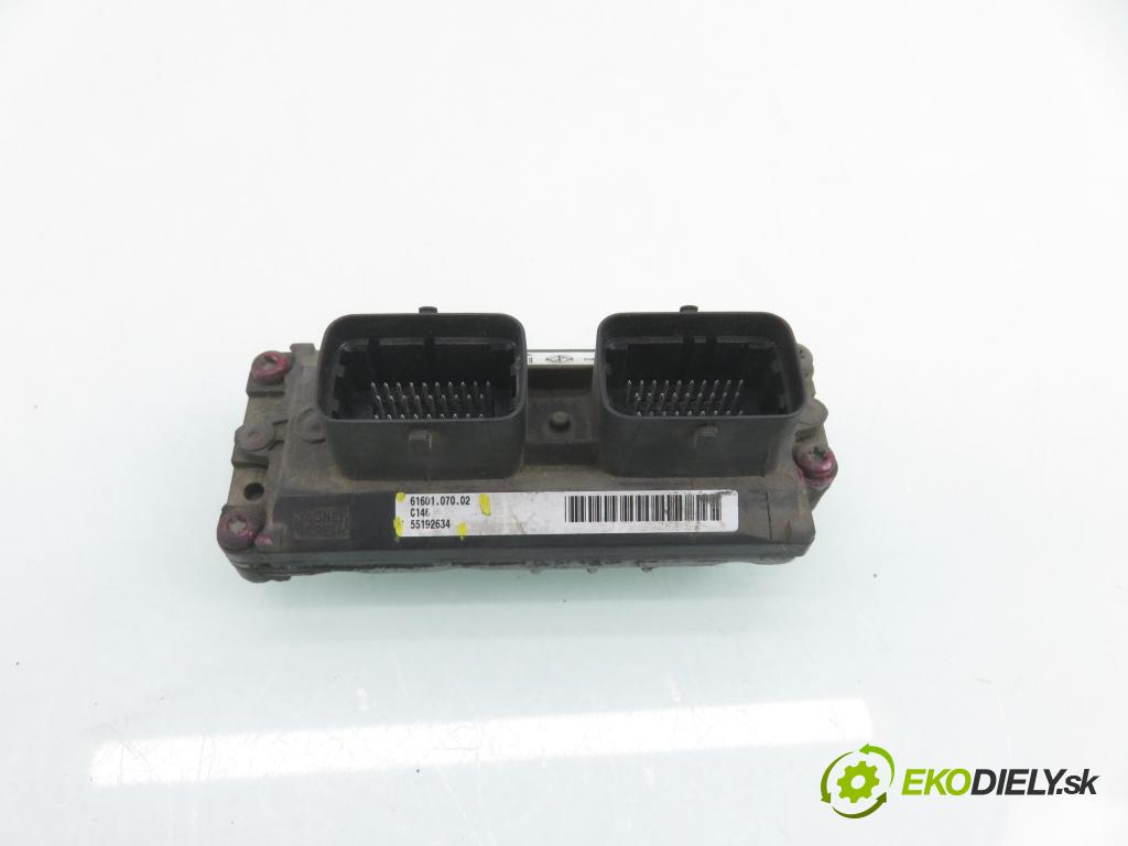 FIAT PANDA (169_) HB 2003 40,00 1.1 54 - 187 A1.000 1108,00 Riadiaca jednotka Motor 55192634 ; IAW5AFSM ; 6160107002