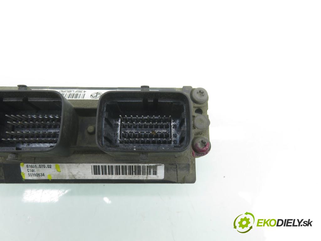 FIAT PANDA (169_) HB 2003 40,00 1.1 54 - 187 A1.000 1108,00 Riadiaca jednotka Motor 55192634 ; IAW5AFSM ; 6160107002