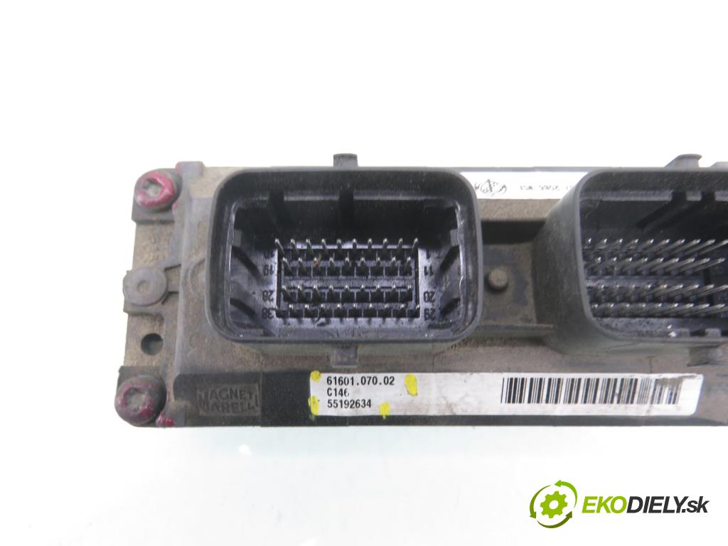 FIAT PANDA (169_) HB 2003 40,00 1.1 54 - 187 A1.000 1108,00 Riadiaca jednotka Motor 55192634 ; IAW5AFSM ; 6160107002