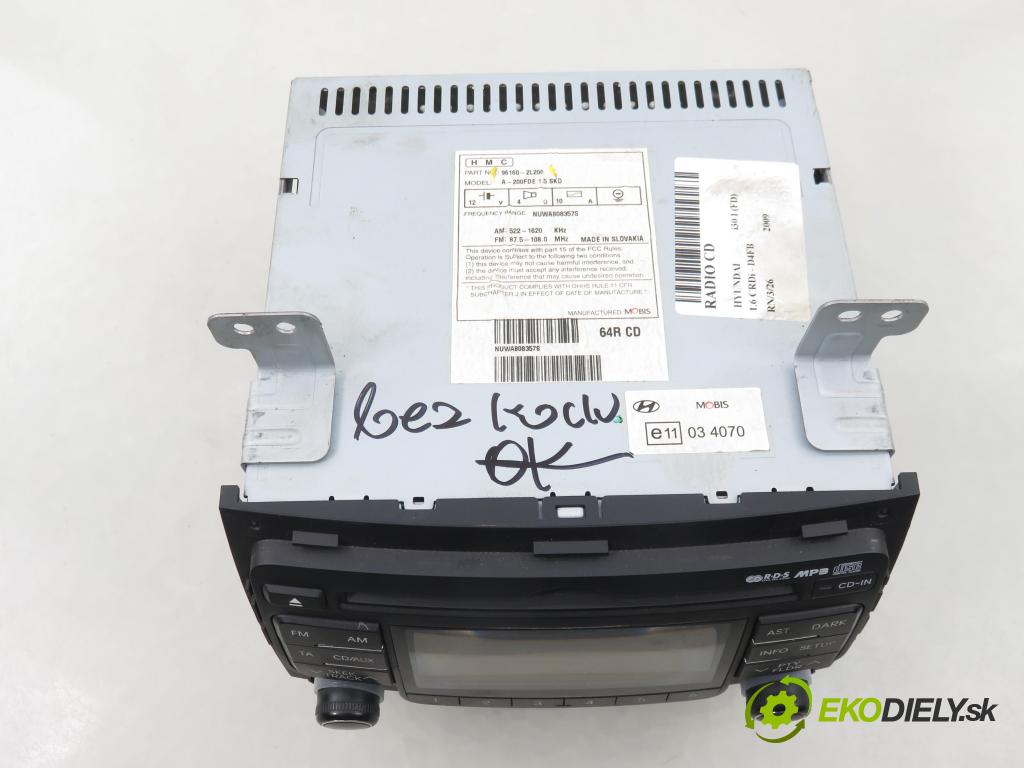 HYUNDAI i30 (FD) HB 2009 66,00 1.6 CRDi 1582,00 RADIO CD 961602L200