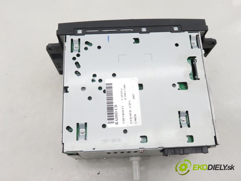 CHEVROLET CAPTIVA (C100, C140) SUV 2007 110,00 2.0 D 4WD 1991,00 RADIO CD 96672509