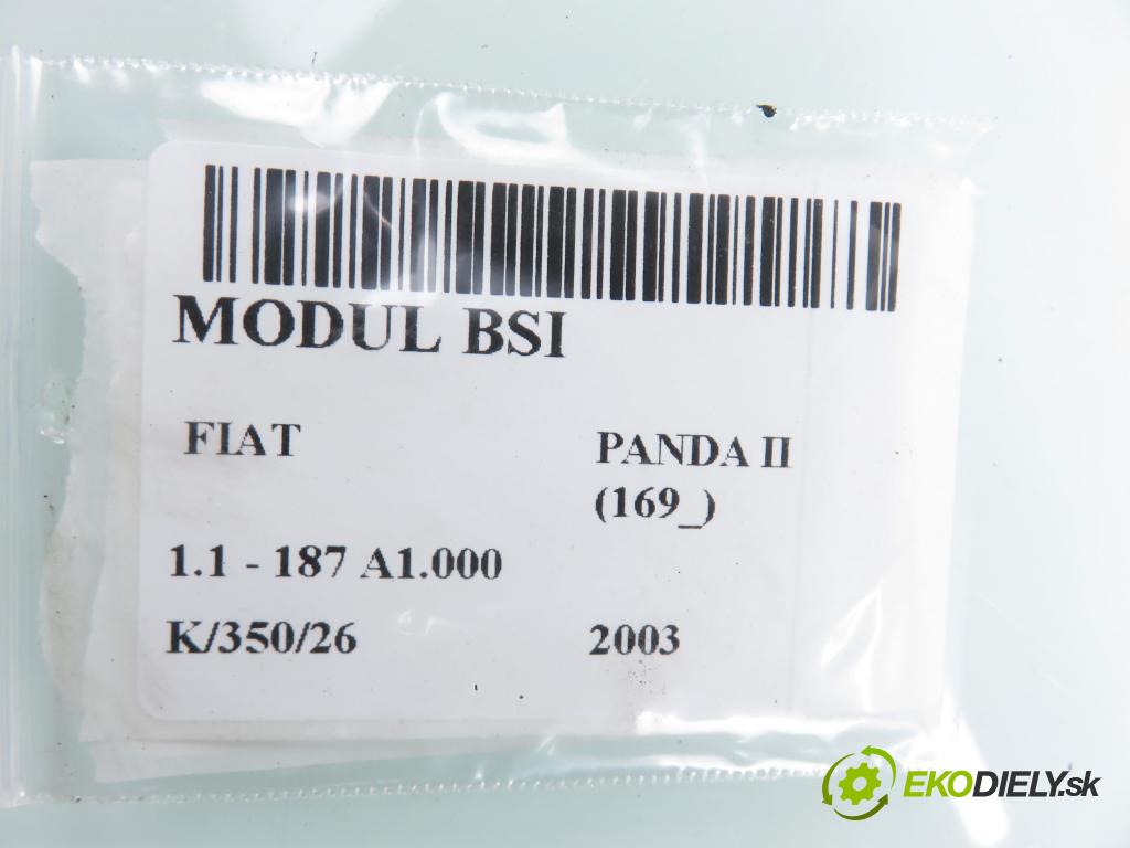 FIAT PANDA (169_) HB 2003 40,00 1.1 54 - 187 A1.000 1108,00 MODUL BSI S118578020B ; 51740049