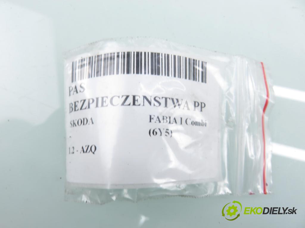 SKODA FABIA I Combi (6Y5) KOMBI 2003 47,00 1.2 - AZQ 1198,00 Držiak bezpečnostný PP 6Y0857702A ; 33009799
