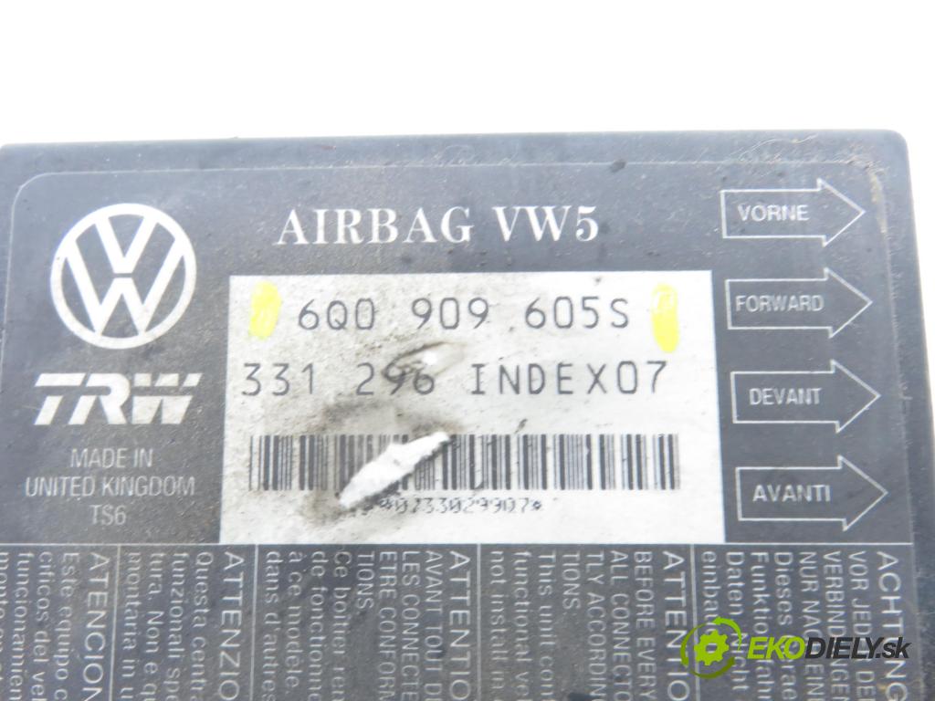 SEAT IBIZA III (6L1) HB 2003 74,00 1.9 TDI - ATD 1896,00 MODUL air BAG 6Q0909605S
