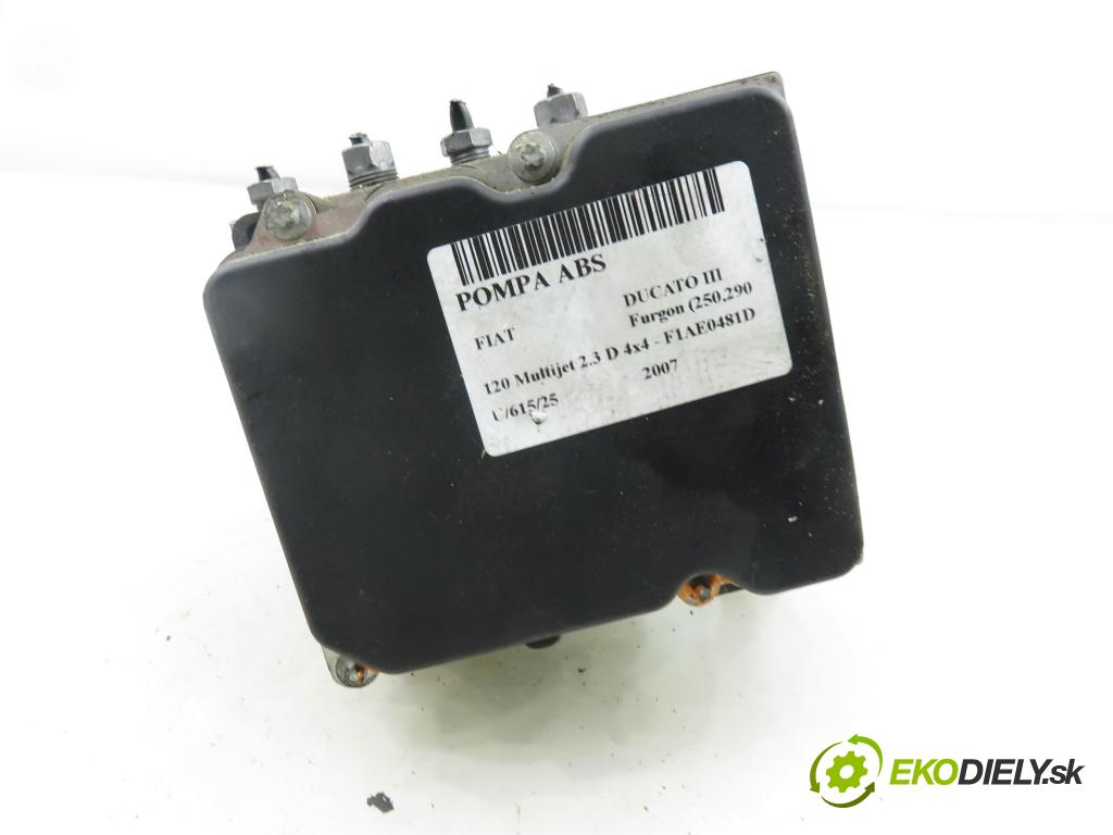 FIAT DUCATO Furgon (250_, 290_) FURGON 2007 88,00 120 Multijet 2.3 D - F1AE0481D 2287,00 pumpa ABS 0265900317 (Pumpa ABS)