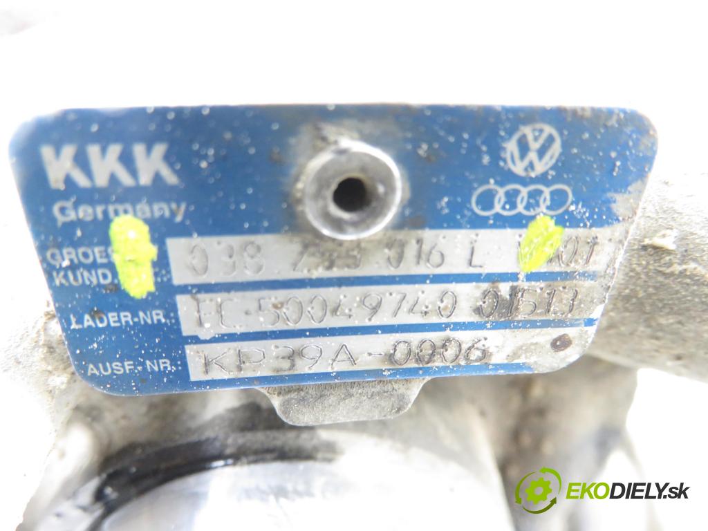 SEAT IBIZA III (6L1) HB 2003 74,00 1.9 TDI - ATD 1896,00 RYCHLONABÍJEČKA: 038253016L (Kompletní turbodmychadlo)