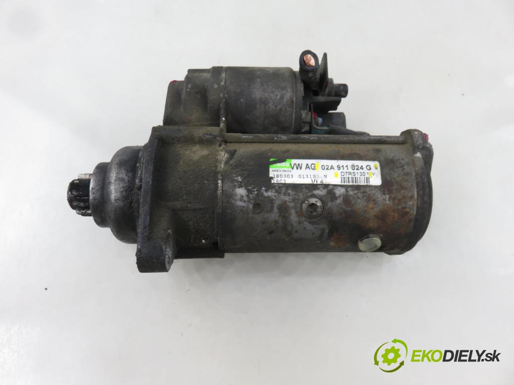 SEAT IBIZA III (6L1) HB 2003 74,00 1.9 TDI - ATD 1896,00 Štartér 02A911024G ; D7RS130 (Štartér)