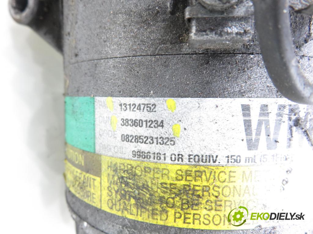 OPEL ZAFIRA B (A05) MINIVAN 2005 88,00 1.9 CDTI 8V 120 - Z 19 DT 1910,00 KOMPRESOR: klimatizace 13124752 ; 383601234 (Kompresor klimatizace)