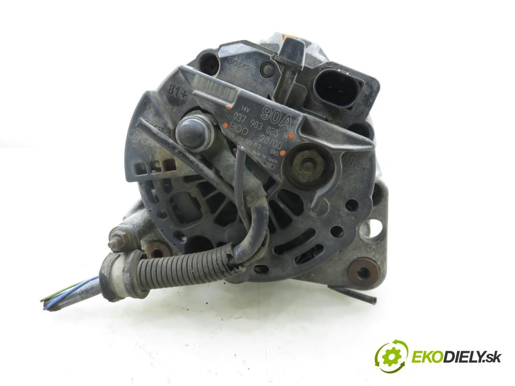 VW POLO (6N2) HB 2000 37,00 1.0 MPI 50 - AUC 999,00 Alternátor 037903025M ; 0124325013 (Alternátor)