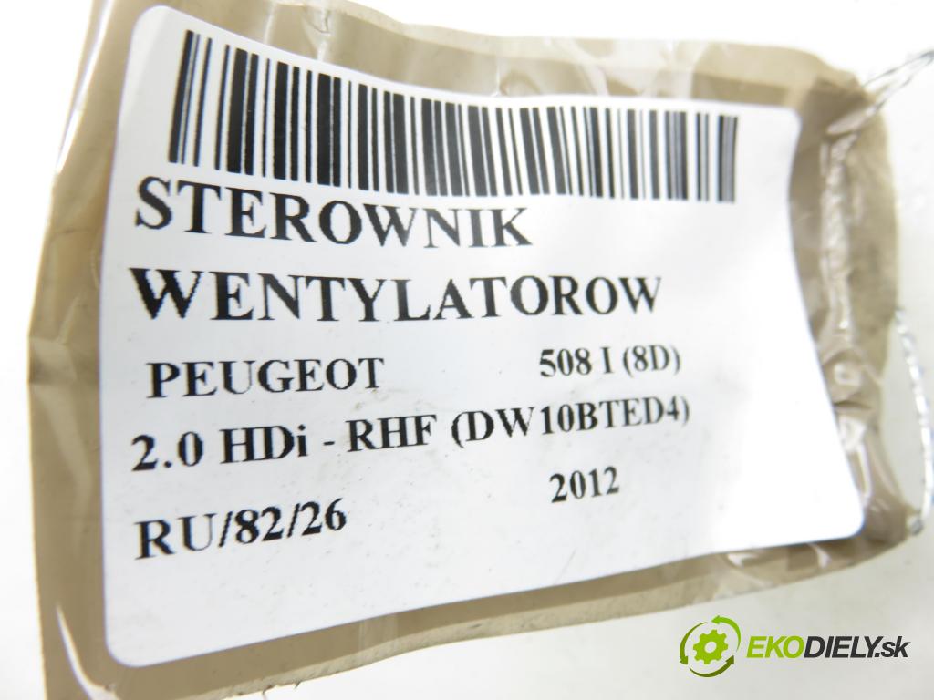 PEUGEOT 508 I (8D_) SEDAN 2012 103,00 2.0 HDi - RHF (DW10BTED4) 1997,00 Ventilátor chladič vody 3000257C