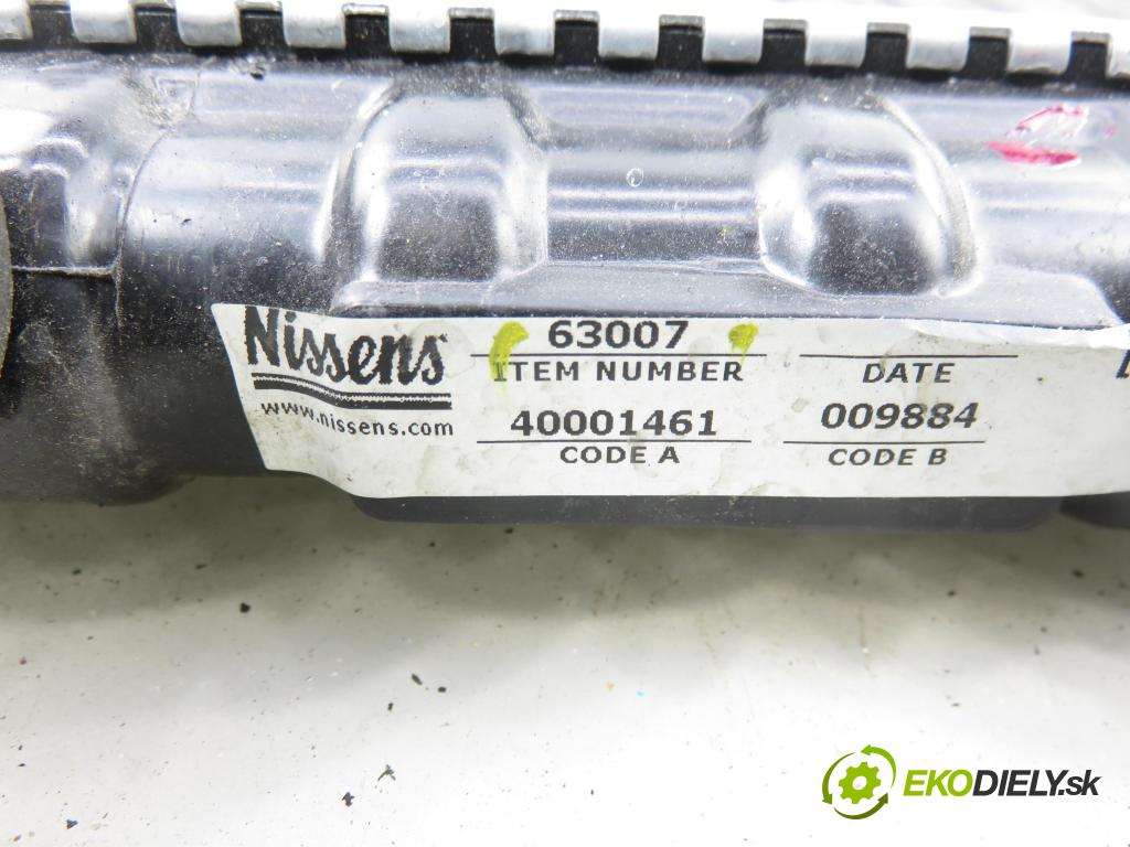 OPEL CORSA C (X01) HB 2001 55,00 1.2 16V 75 - Z 12 XE 1199,00 chladič vody 63007