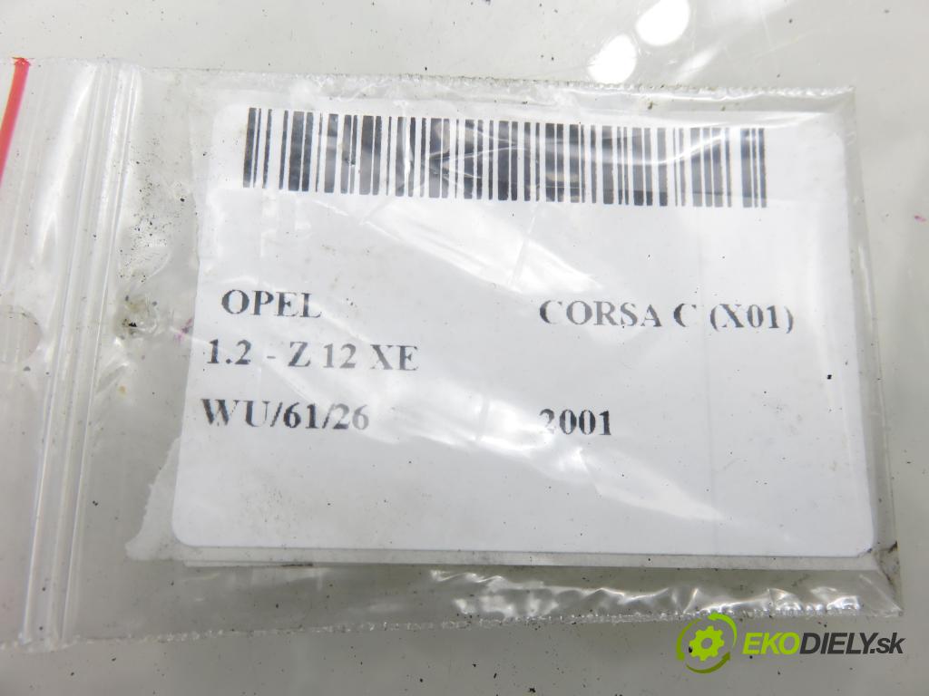 OPEL CORSA C (X01) HB 2001 55,00 1.2 16V 75 - Z 12 XE 1199,00 chladič vody 63007